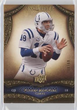 2009 Upper Deck Exquisite Collection - [Base] #1 - Peyton Manning /80