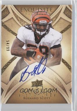 2009 Upper Deck Exquisite Collection - [Base] #102 - Rookie Signatures - Bernard Scott /99