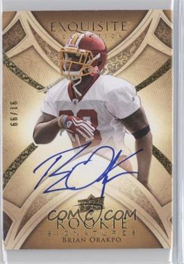 2009 Upper Deck Exquisite Collection - [Base] #105 - Rookie Signatures - Brian Orakpo /99