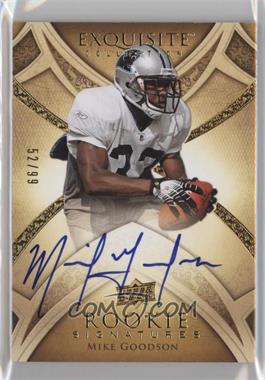 2009 Upper Deck Exquisite Collection - [Base] #126 - Rookie Signatures - Mike Goodson /99