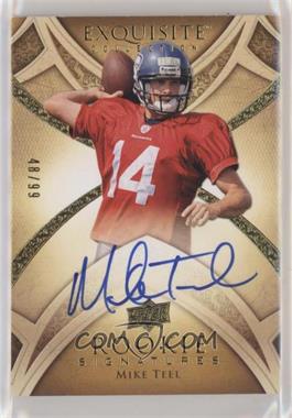 2009 Upper Deck Exquisite Collection - [Base] #132 - Rookie Signatures - Mike Teel /99