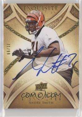 2009 Upper Deck Exquisite Collection - [Base] #134 - Rookie Signatures - Andre Smith /99 [Noted]