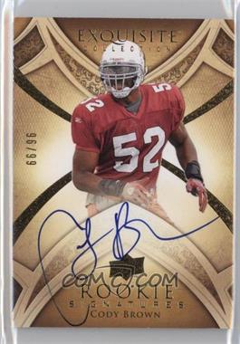 2009 Upper Deck Exquisite Collection - [Base] #145 - Rookie Signatures - Cody Brown /99