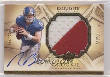 2009 Upper Deck Exquisite Collection - [Base] #166 - Rookie Signature Patch - Rhett Bomar /225