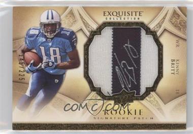 2009 Upper Deck Exquisite Collection - [Base] #171 - Rookie Signature Patch - Kenny Britt /225