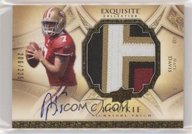 2009 Upper Deck Exquisite Collection - [Base] #174 - Rookie Signature Patch - Nate Davis /225