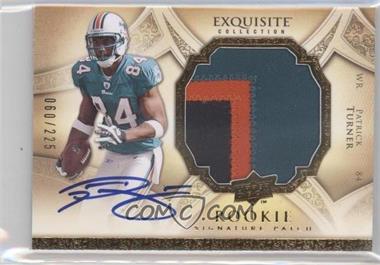 2009 Upper Deck Exquisite Collection - [Base] #182 - Rookie Signature Patch - Patrick Turner /225