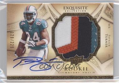 2009 Upper Deck Exquisite Collection - [Base] #182 - Rookie Signature Patch - Patrick Turner /225