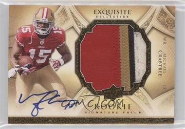 2009 Upper Deck Exquisite Collection - [Base] #185 - Rookie Signature Patch - Michael Crabtree /99