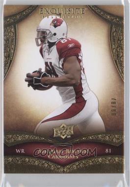 2009 Upper Deck Exquisite Collection - [Base] #20 - Anquan Boldin /80