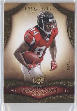 2009 Upper Deck Exquisite Collection - [Base] #77 - Roddy White /80