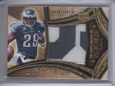 2009 Upper Deck Exquisite Collection - Big Patch Match Up Rookies #LMSG - LeSean McCoy, Shonn Greene /50