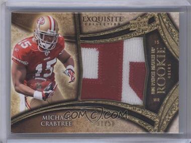 2009 Upper Deck Exquisite Collection - Big Patch Match Up Rookies #MCJM - Michael Crabtree, Jeremy Maclin /50