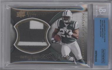 2009 Upper Deck Exquisite Collection - Notable Nameplates #N-SG - Shonn Greene /15 [BGS Authentic]