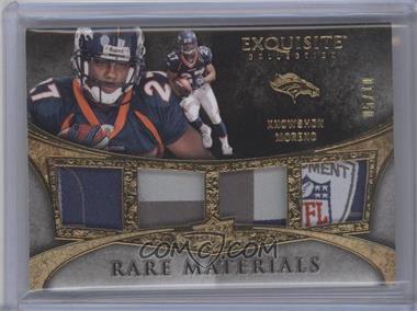 2009 Upper Deck Exquisite Collection - Rare Materials 4 - Gold #4-KM - Knowshon Moreno /10