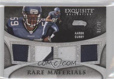 2009 Upper Deck Exquisite Collection - Rare Materials 4 #4-AC - Aaron Curry /35