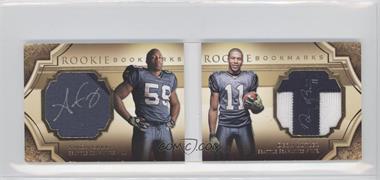 2009 Upper Deck Exquisite Collection - Rookie Bookmarks #BM-BC - Aaron Curry, Deon Butler /99