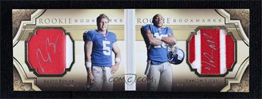 2009 Upper Deck Exquisite Collection - Rookie Bookmarks #BM-BN - Rhett Bomar, Hakeem Nicks /99