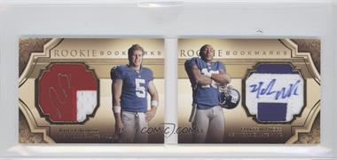 2009 Upper Deck Exquisite Collection - Rookie Bookmarks #BM-BN - Rhett Bomar, Hakeem Nicks /99