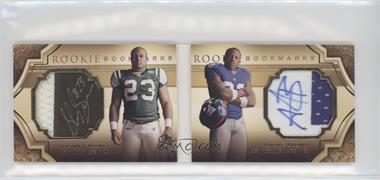 2009 Upper Deck Exquisite Collection - Rookie Bookmarks #BM-GB - Shonn Greene, Andre Brown /99 [EX to NM]