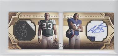 2009 Upper Deck Exquisite Collection - Rookie Bookmarks #BM-GB - Shonn Greene, Andre Brown /99