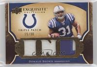 Donald Brown [EX to NM] #/30