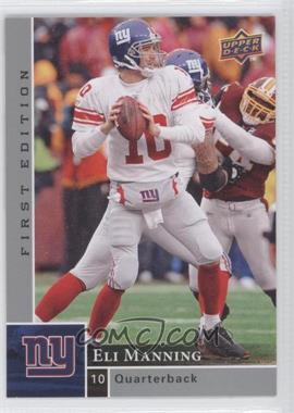 2009 Upper Deck First Edition - [Base] - Silver #101 - Eli Manning