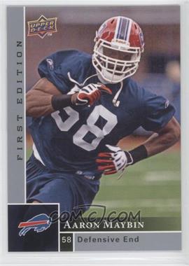 2009 Upper Deck First Edition - [Base] - Silver #190 - Aaron Maybin