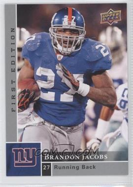 2009 Upper Deck First Edition - [Base] - Silver #98 - Brandon Jacobs