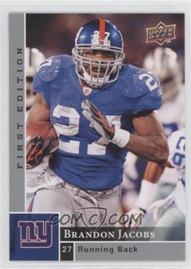 2009 Upper Deck First Edition - [Base] - Silver #98 - Brandon Jacobs