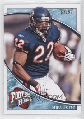 2009 Upper Deck Football Heroes - [Base] - Blue #15 - Matt Forte' /99