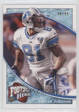 2009 Upper Deck Football Heroes - [Base] - Blue #97 - Calvin Johnson /99