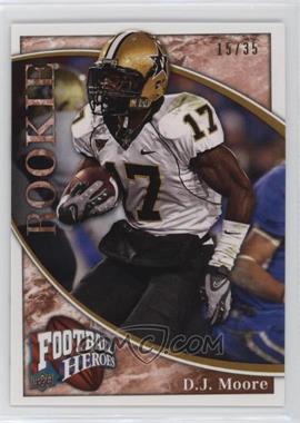 2009 Upper Deck Football Heroes - [Base] - Orange #180 - D.J. Moore /35