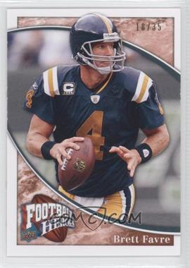 2009 Upper Deck Football Heroes - [Base] - Orange #27 - Brett Favre /35