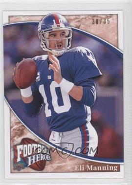 2009 Upper Deck Football Heroes - [Base] - Orange #41 - Eli Manning /35