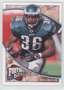 2009 Upper Deck Football Heroes - [Base] - Orange #66 - Brian Westbrook /35