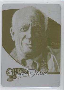 2009 Upper Deck Football Heroes - [Base] - Printing Plate Yellow #341 - Historical Heroes - Pablo Picasso /1