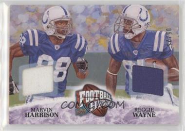 2009 Upper Deck Football Heroes - [Base] - Purple Jerseys #475 - Marvin Harrison, Reggie Wayne /25