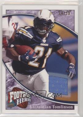 2009 Upper Deck Football Heroes - [Base] - Purple Jerseys #5 - LaDainian Tomlinson /50