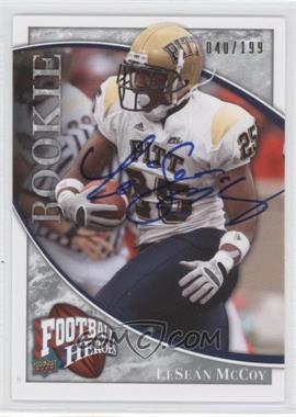 2009 Upper Deck Football Heroes - [Base] - Silver Autographs #102 - LeSean McCoy /199