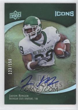 2009 Upper Deck Icons - [Base] - Autographs #106 - NFL Rookies - Javon Ringer /150