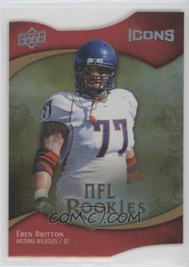 2009 Upper Deck Icons - [Base] - Die-Cut #103 - NFL Rookies - Eben Britton /50