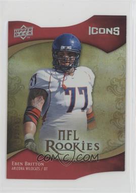 2009 Upper Deck Icons - [Base] - Die-Cut #103 - NFL Rookies - Eben Britton /50