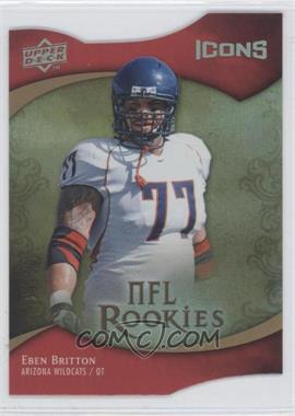 2009 Upper Deck Icons - [Base] - Die-Cut #103 - NFL Rookies - Eben Britton /50