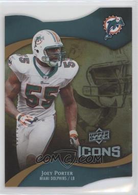 2009 Upper Deck Icons - [Base] - Die-Cut #51 - Joey Porter /75