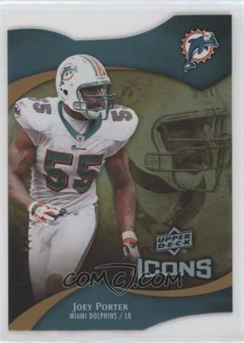 2009 Upper Deck Icons - [Base] - Die-Cut #51 - Joey Porter /75