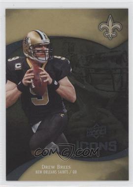 2009 Upper Deck Icons - [Base] - Retail Foil #40 - Drew Brees