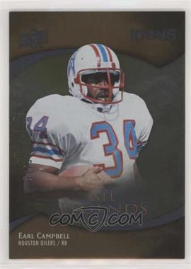 2009 Upper Deck Icons - [Base] - Silver Board #184 - NFL Legends - Earl Campbell /99