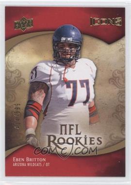 2009 Upper Deck Icons - [Base] #103 - NFL Rookies - Eben Britton /599