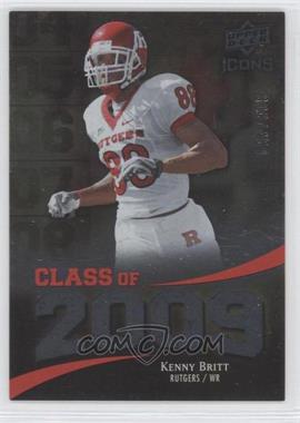 2009 Upper Deck Icons - Class of 2009 #2009-KB - Kenny Britt /450